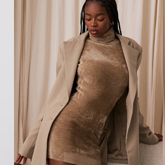 HOUSE OF CB 'Aline' Mink Oversized Blazer NWOT - Picture 4 of 4